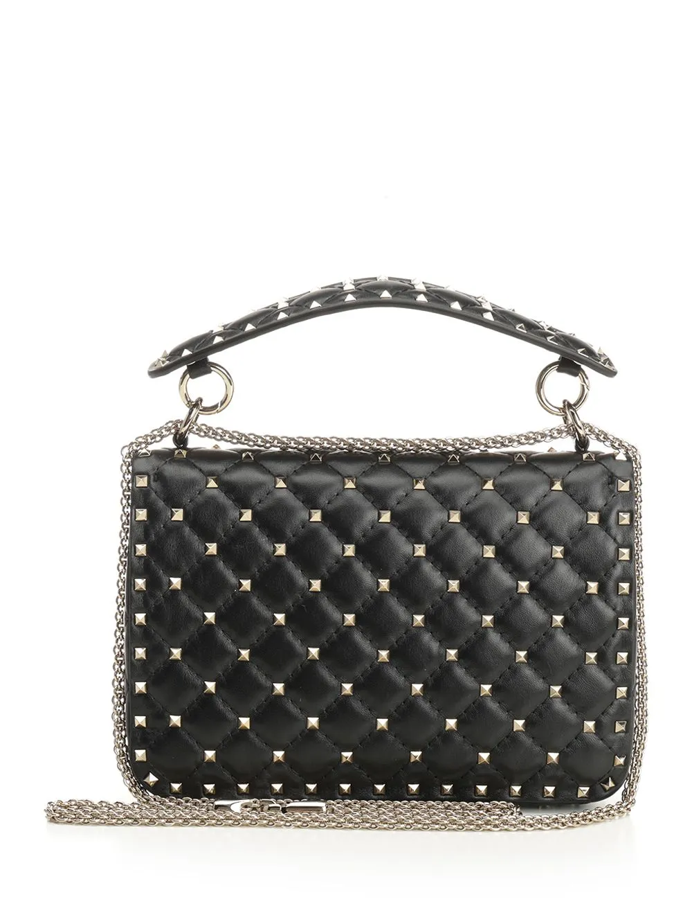 Rockstud Spike Shoulder Bags Black sold by Wanan Luxury product image thumbnail 3