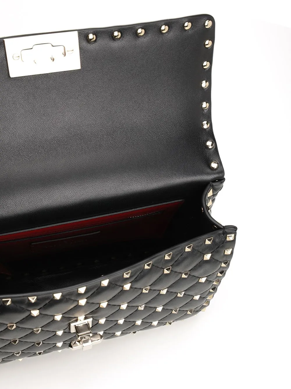 Rockstud Spike Shoulder Bags Black sold by Wanan Luxury product image thumbnail 4