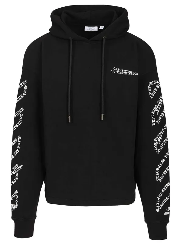 Type Arrow Hoodie Sweatshirts Black sold by Wanan Luxury