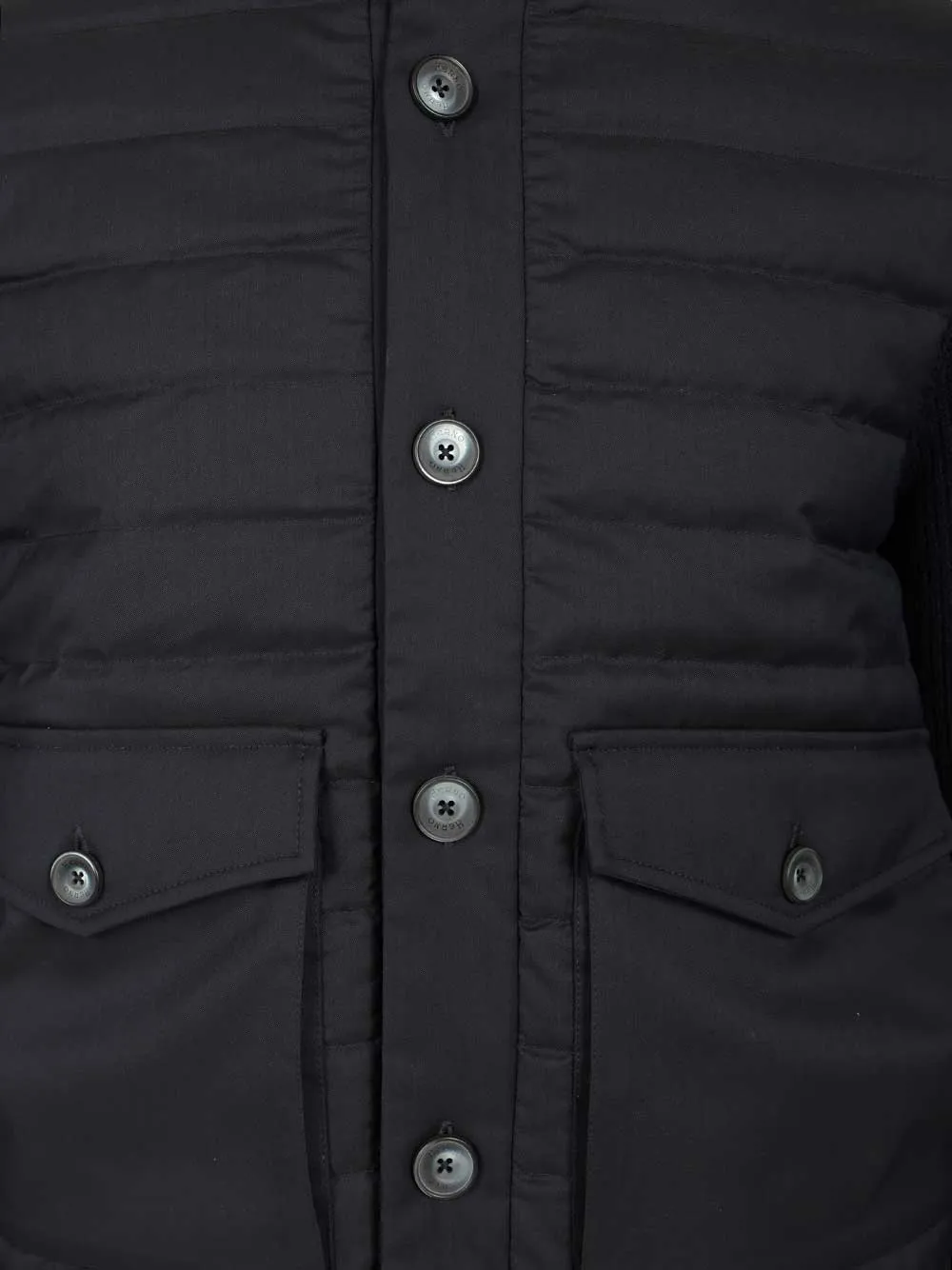 Jacket In Pure Merino Wool Jackets Blue sold by Wanan Luxury product image thumbnail 4