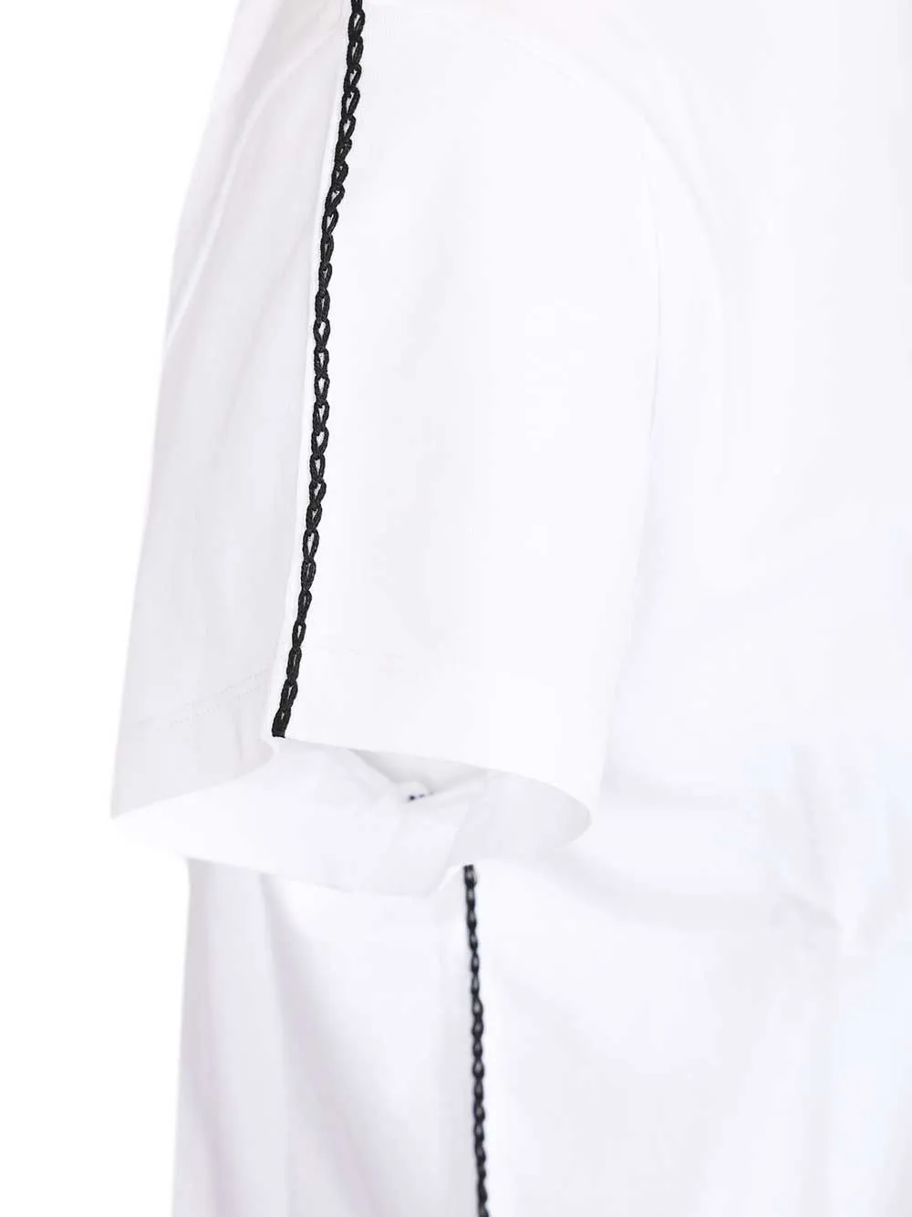 Relaxed Fit Cotton T-Shirt White sold by Wanan Luxury product image thumbnail 5