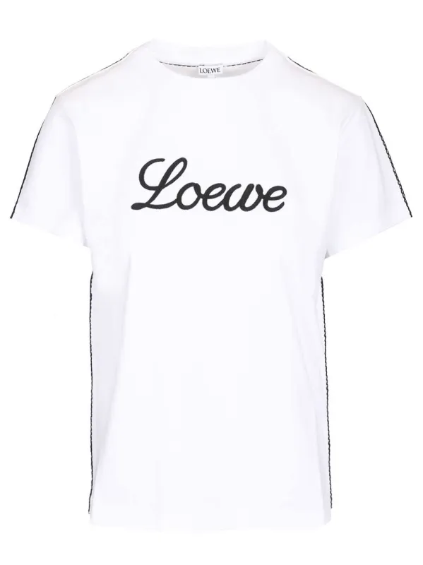 Relaxed Fit Cotton T-Shirt White made by Loewe