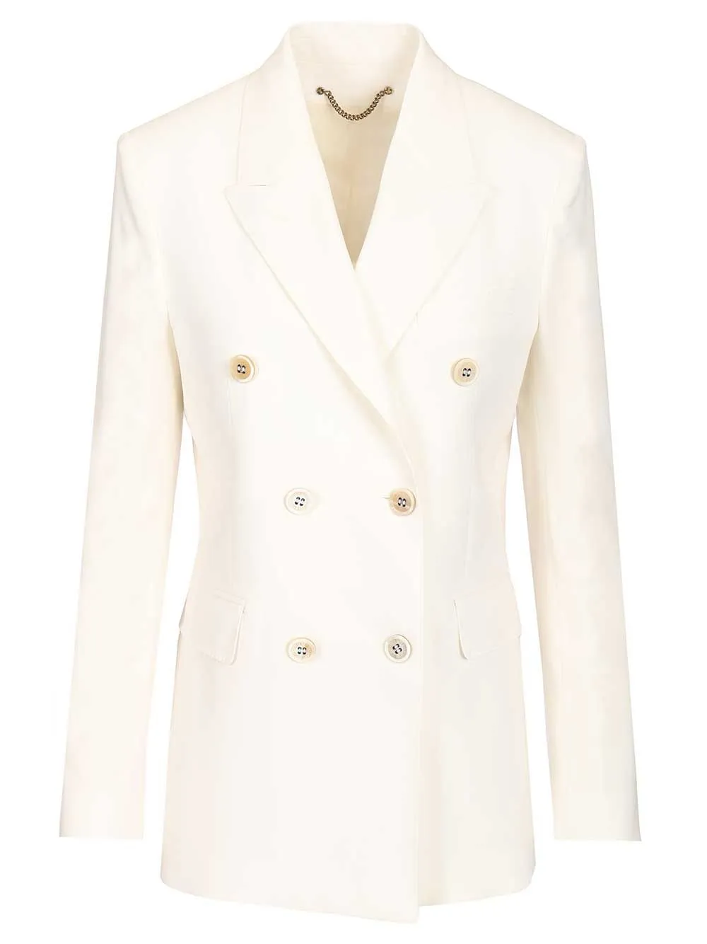 Double-Breasted Blazer Jackets White sold by Wanan Luxury