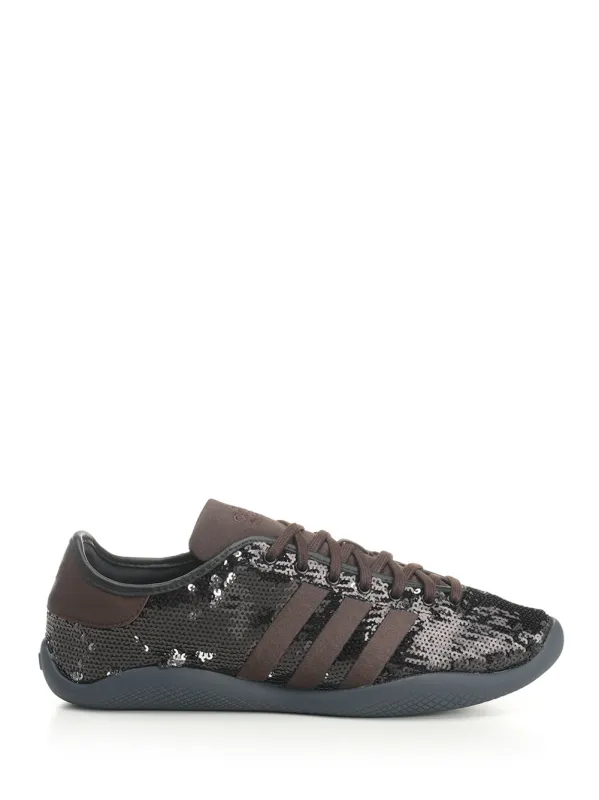 Wales Bonner Sequined Sneakers Black made by Adidas