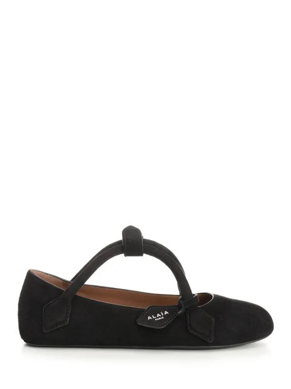 Le Teckel Ballerina Scarpe Basse Black made by Alaia
