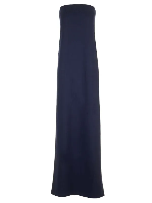 Long Sleeveless Dress Dresses Blue made by Norma Kamali