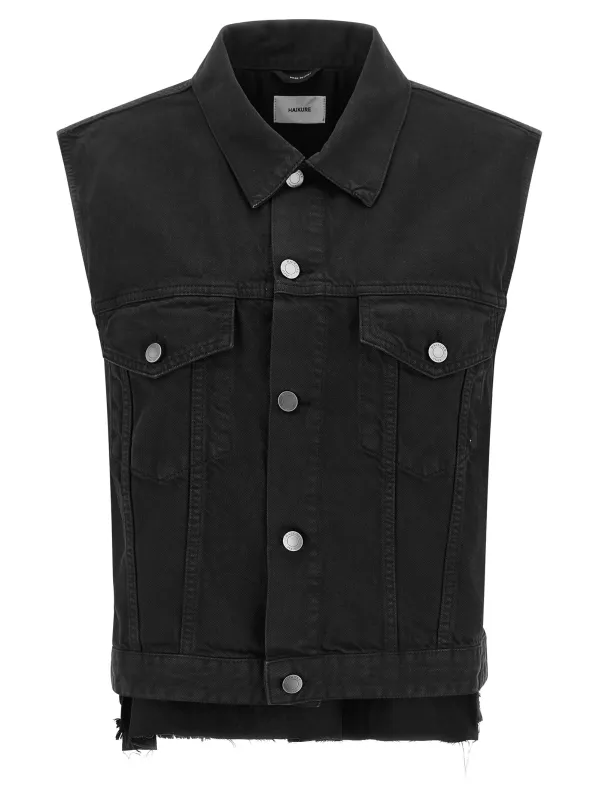 Ryder Gilet Black made by Haikure