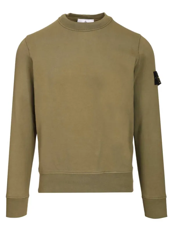 Organic Cotton Sweatshirt Sweatshirts Green sold by Wanan Luxury
