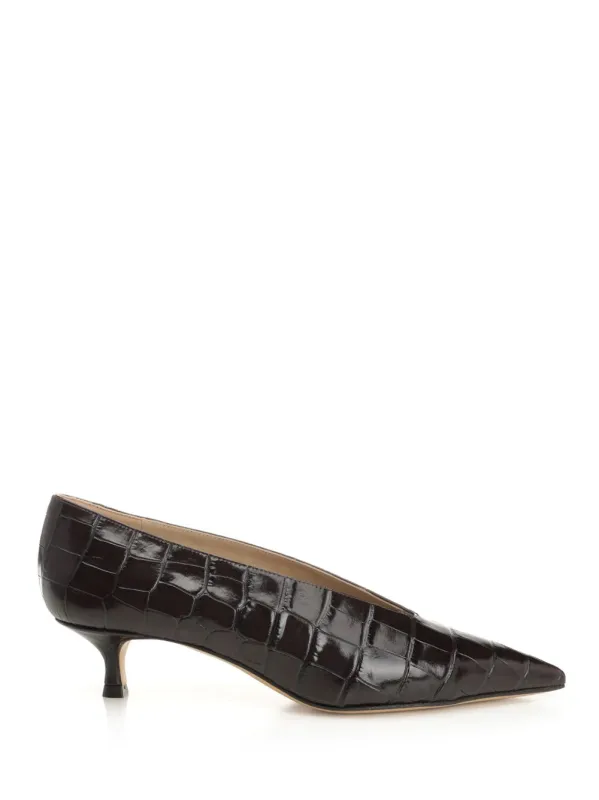 Babouche Kitten Pumps Brown made by Le Monde Beryl