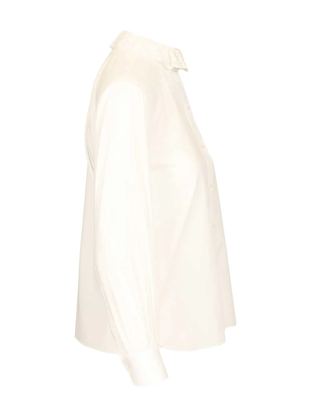 Cotton Poplin Shirt Shirts White sold by Wanan Luxury product image thumbnail 3