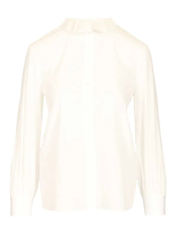 Cotton Poplin Shirt Shirts White made by Yves Saint Laurent