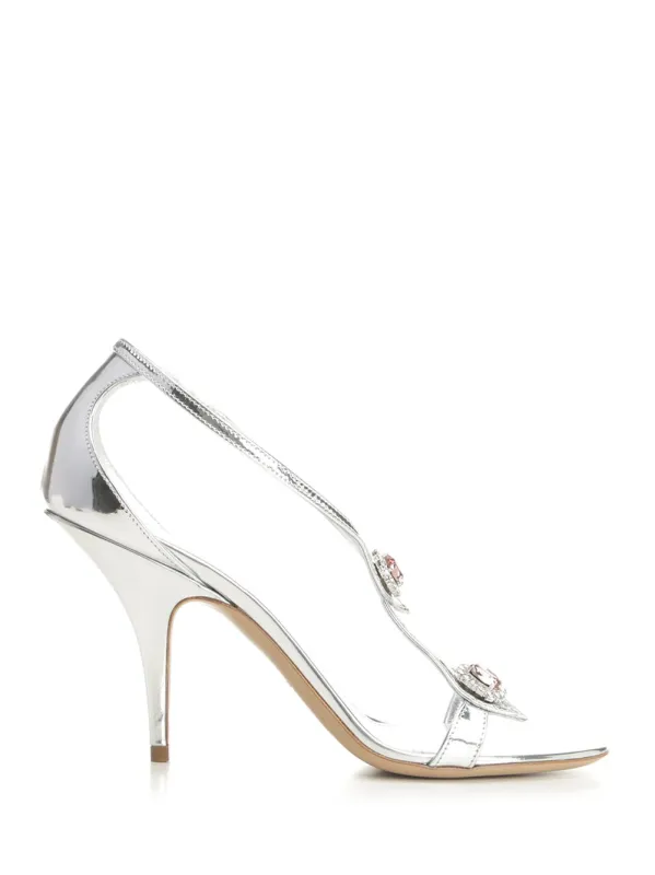 Sandal With Crystals Sandals Silver sold by Wanan Luxury