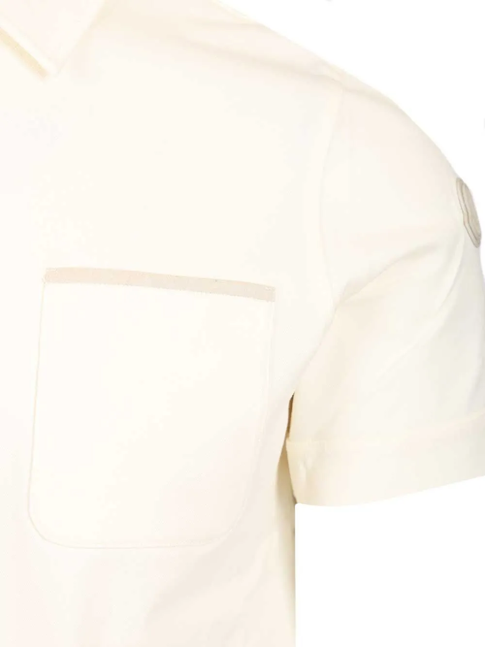 Cotton Pique Polo Shirt White sold by Wanan Luxury product image thumbnail 5