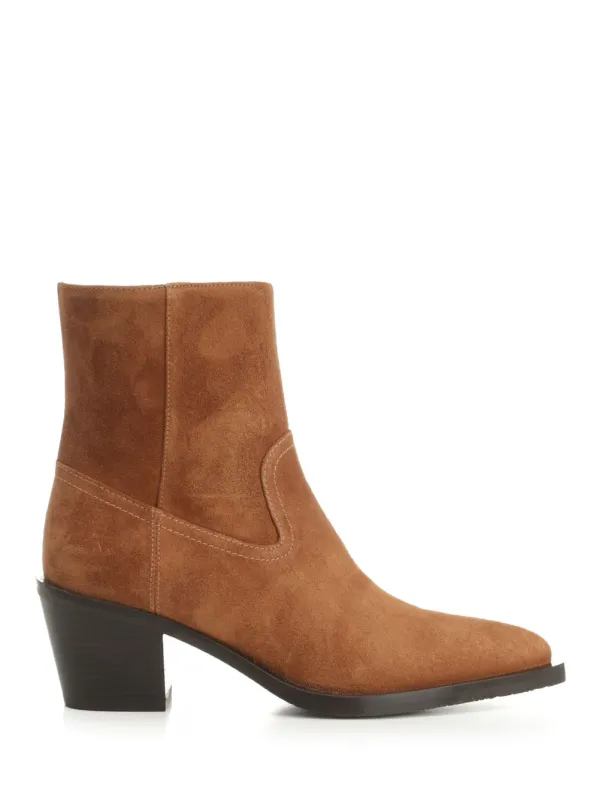 Tate Boots Brown made by Stuart Weitzman