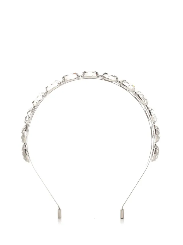 Double Headband Jewelry Silver made by Jimmy Choo