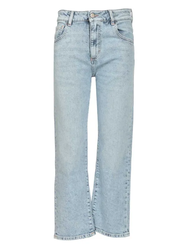 Crop Jean Mimi Jeans Light Blue made by Wanan Luxury