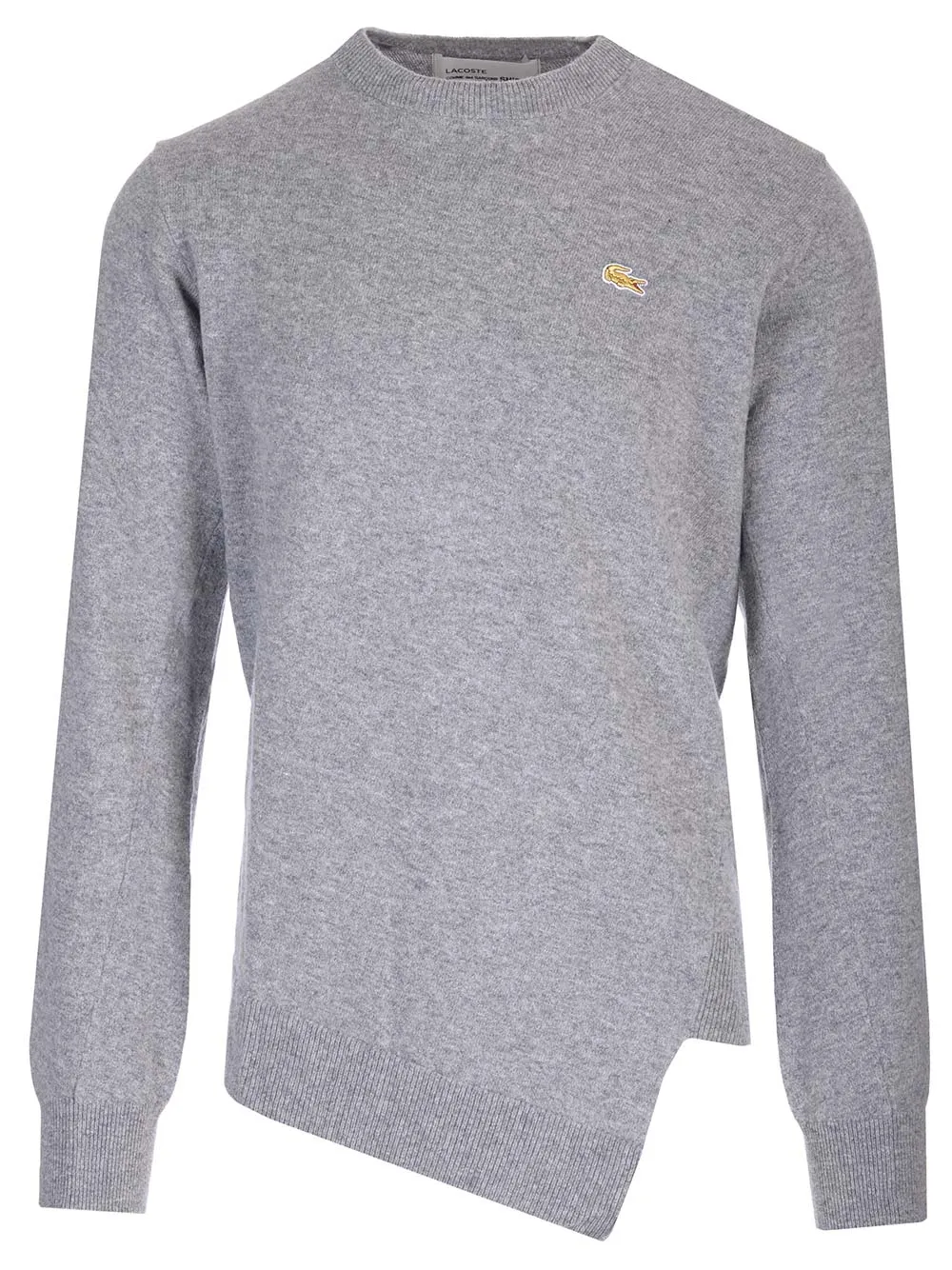 Asymmetric Lacoste Sweater Knitwear Grey sold by Wanan Luxury