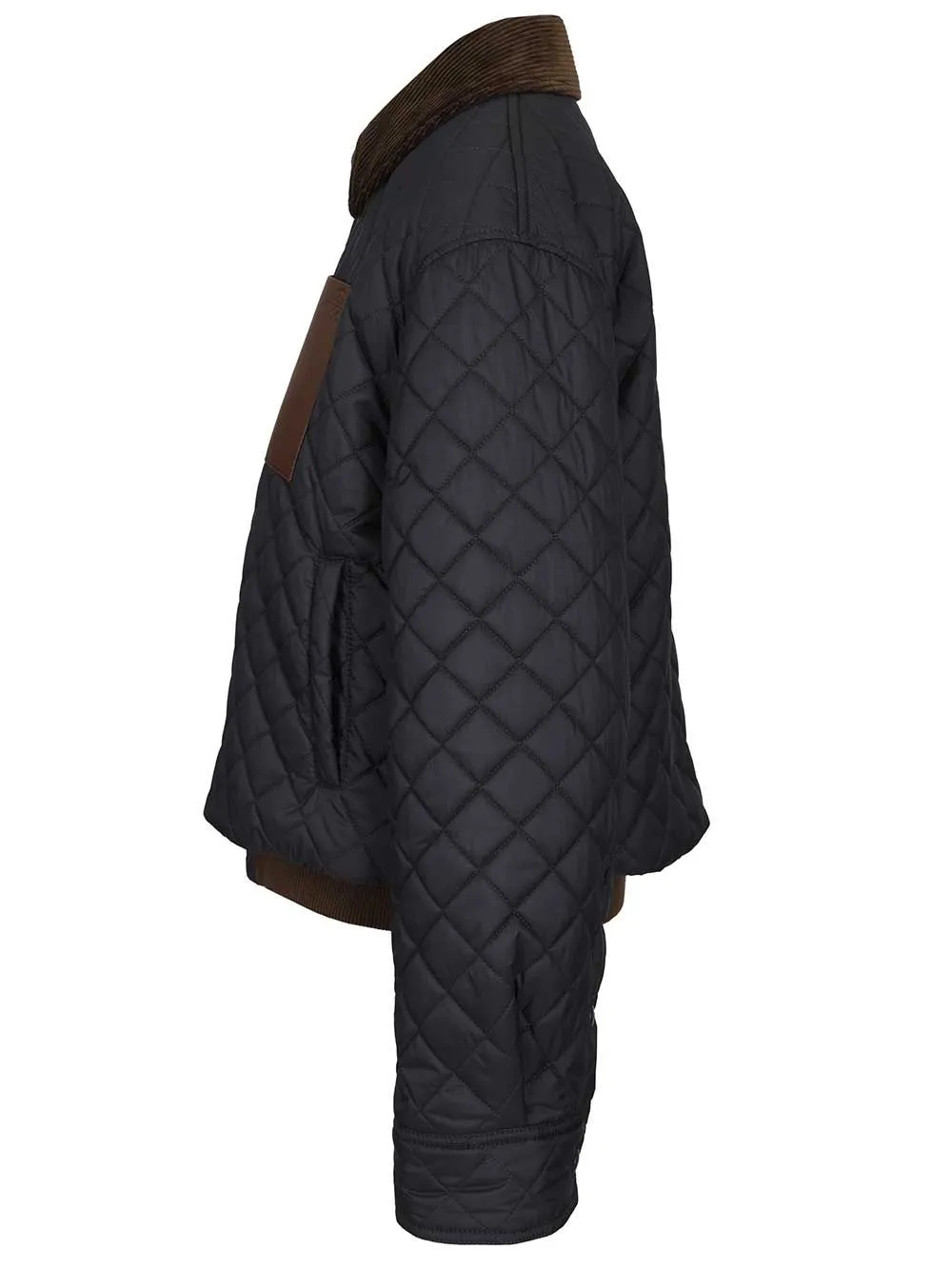 Short Jacket In Technical Fabric Jackets Blue sold by Wanan Luxury product image thumbnail 3