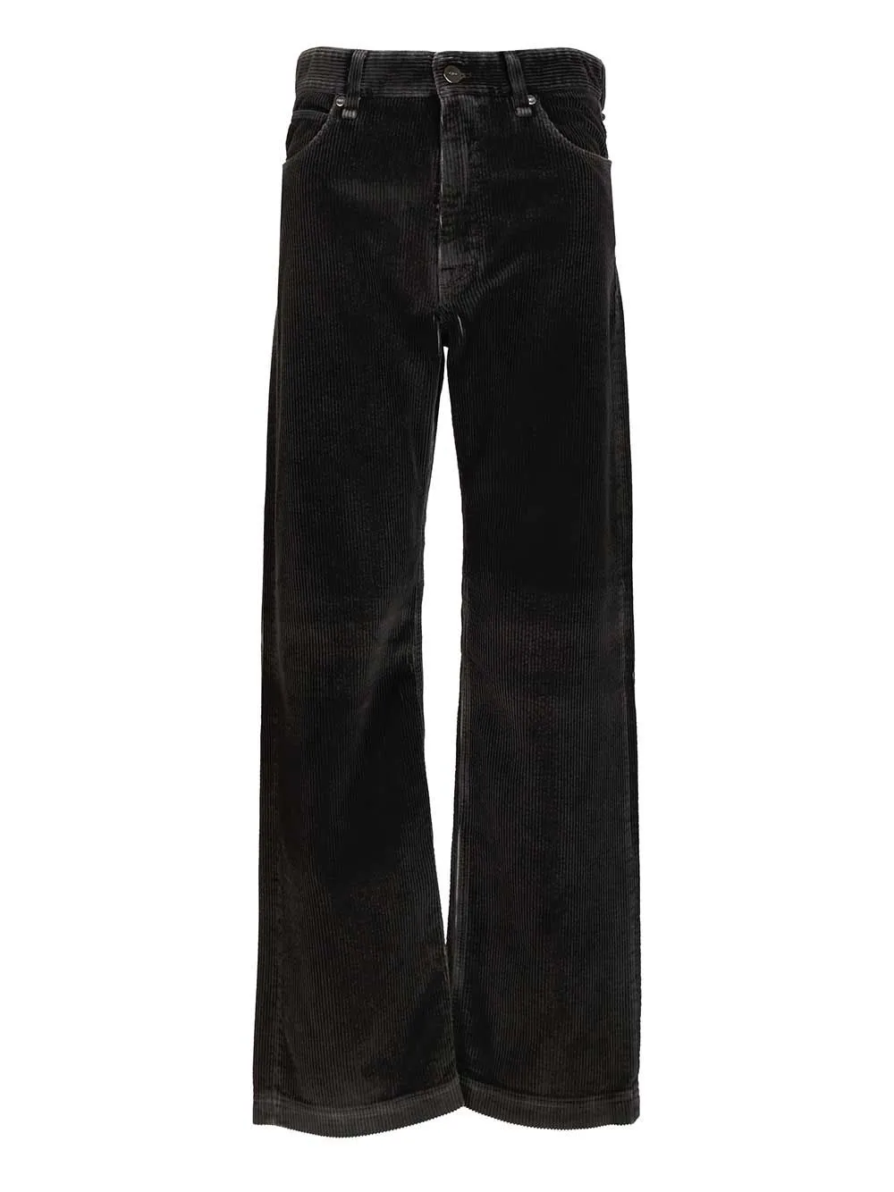 Corduroy Trousers Jeans Black sold by Wanan Luxury