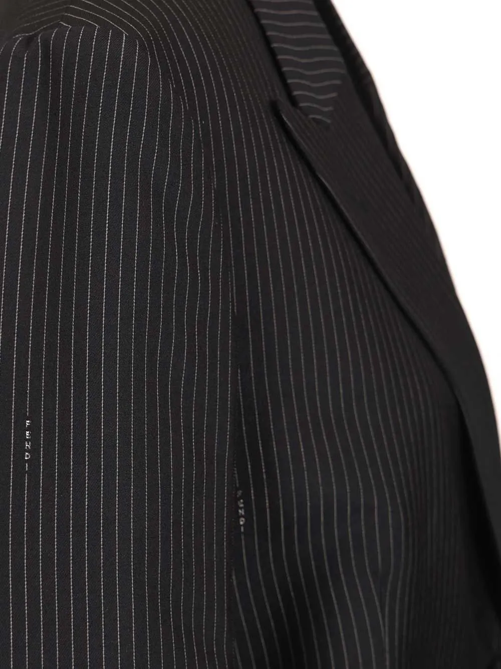 Pinstriped Wool Blazer Jackets Blue sold by Wanan Luxury product image thumbnail 4