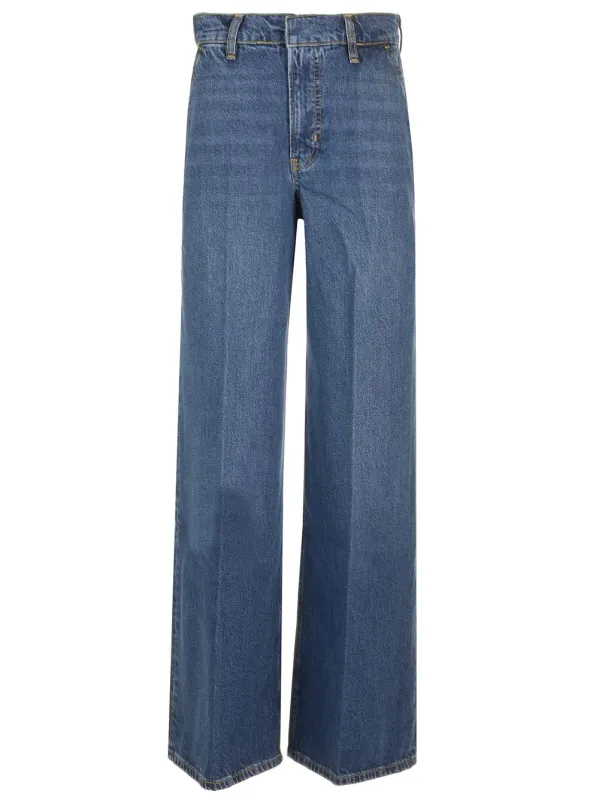 Wide Leg Jeans Blue made by Frame Denim