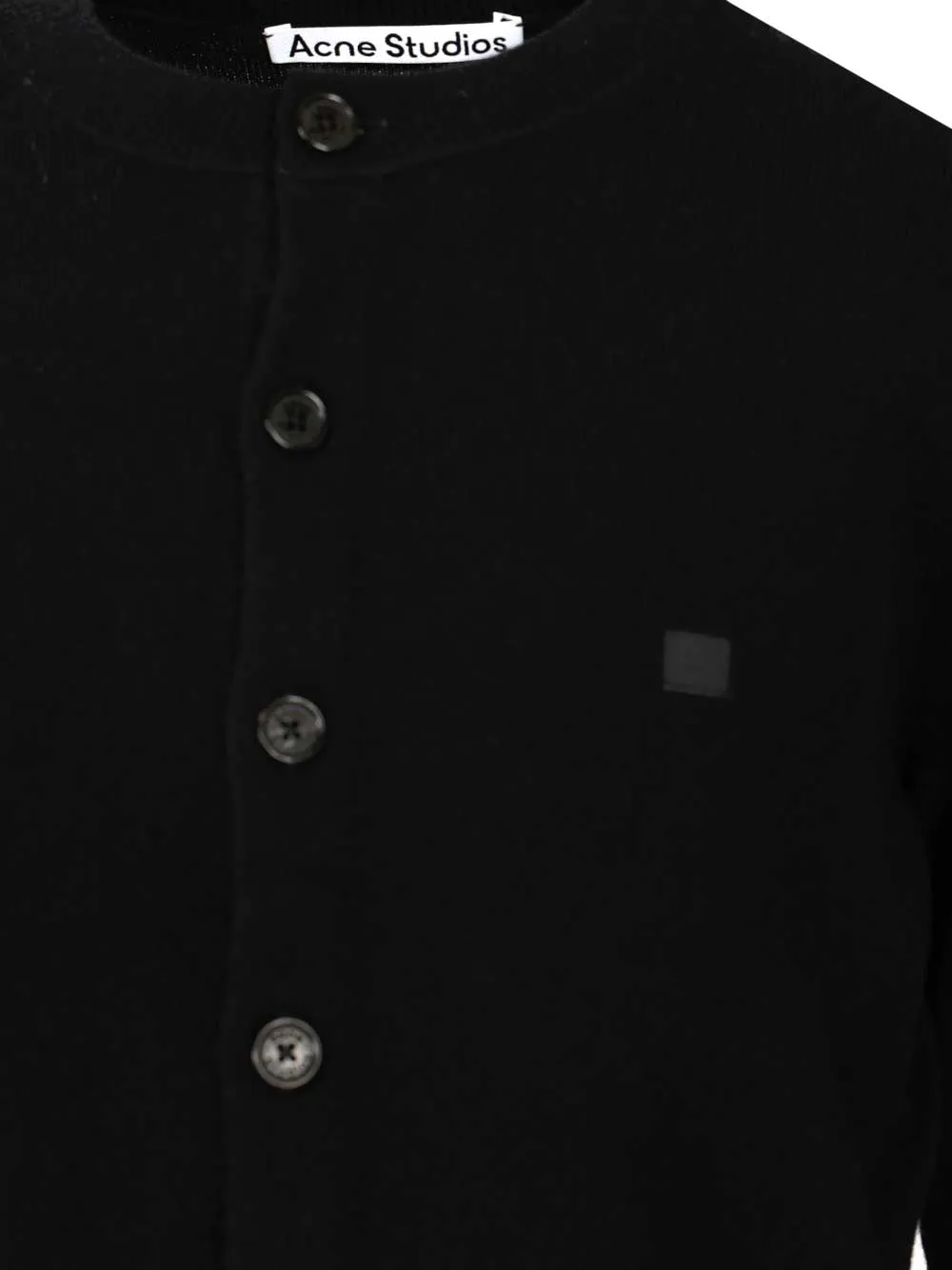 Crew Neck Wool Cardigan Knitwear Black sold by Wanan Luxury product image thumbnail 4