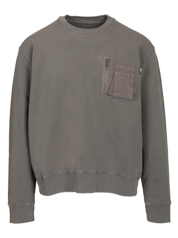 Cotton Sweatshirt Sweatshirts Grey made by Maison Margiela