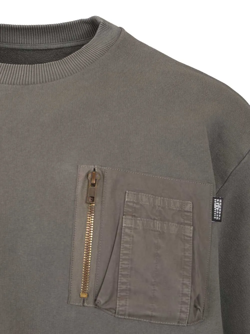 Cotton Sweatshirt Sweatshirts Grey sold by Wanan Luxury product image thumbnail 4