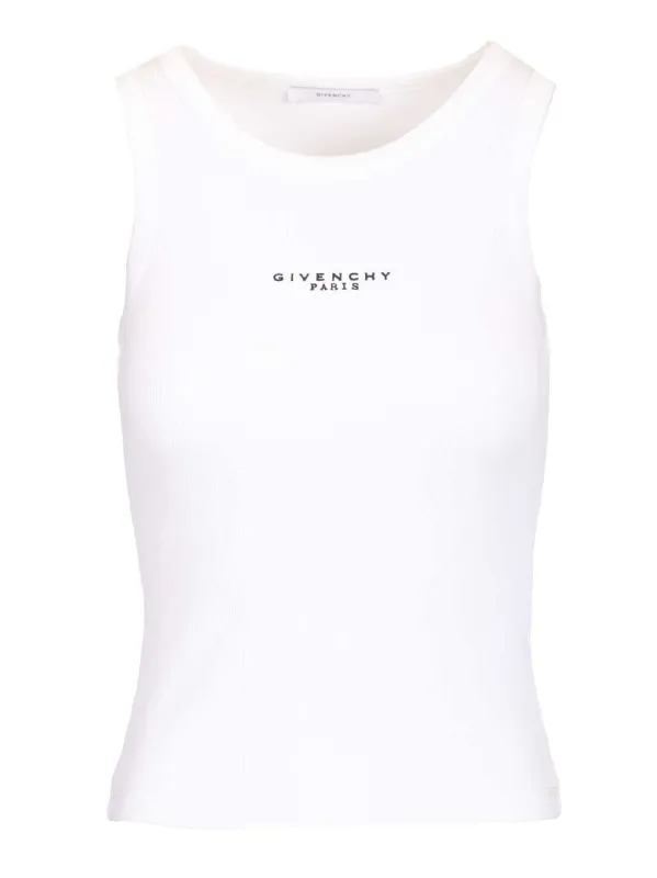 Cotton Top Tops White made by Givenchy