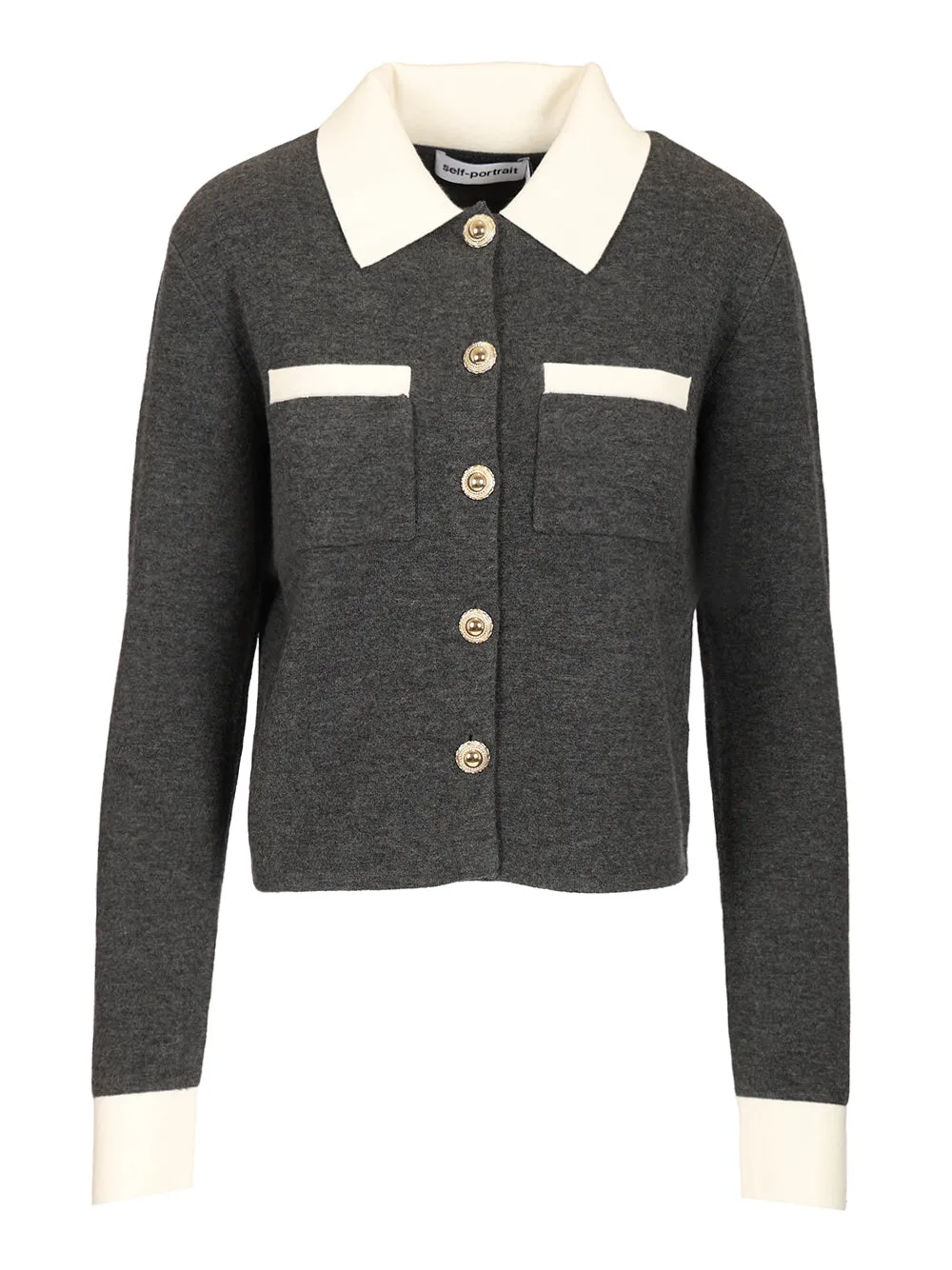 Knit Cardigan Knitwear Grey sold by Wanan Luxury