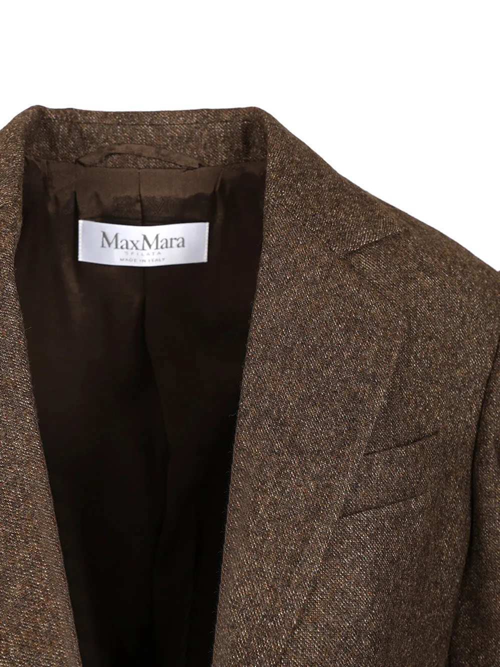Wool Tweed Jacket Jackets Brown sold by Wanan Luxury product image thumbnail 4