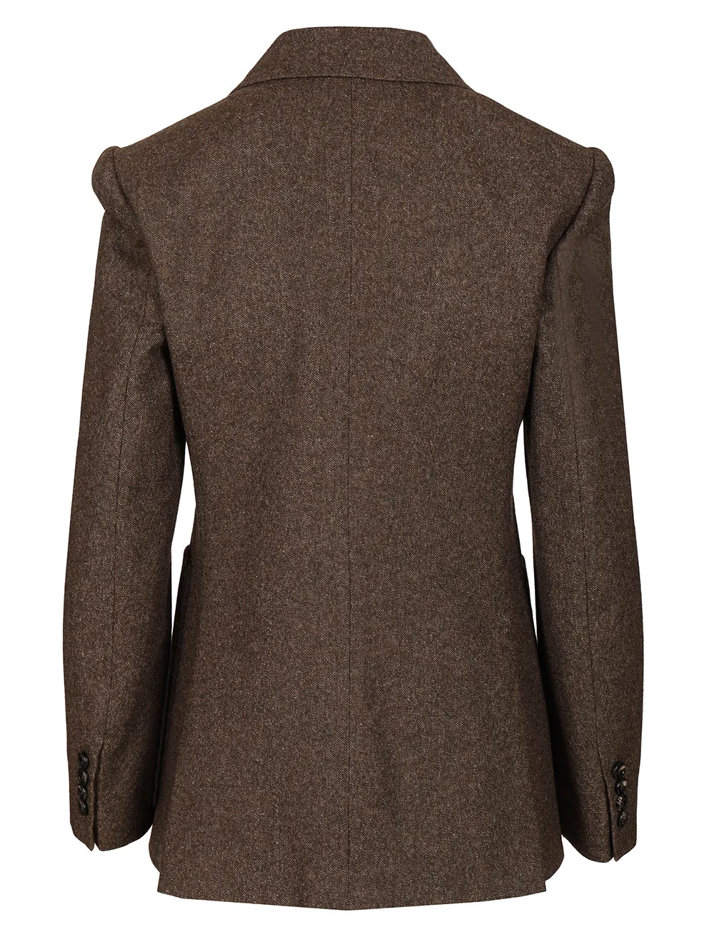 Wool Tweed Jacket Jackets Brown sold by Wanan Luxury product image thumbnail 2