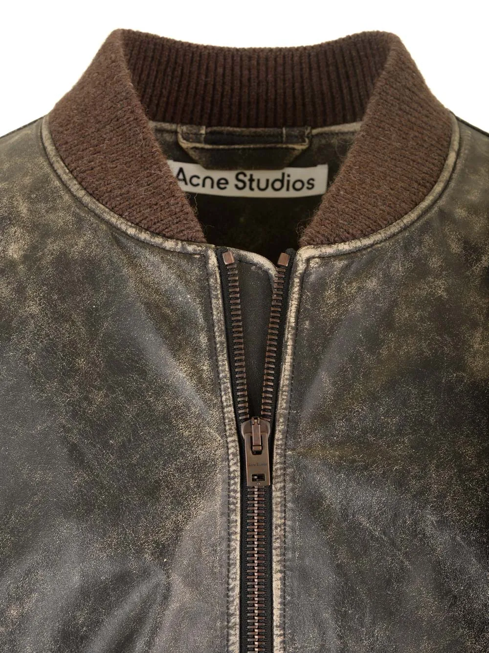 Leather Bomber Jacket Jackets Black sold by Wanan Luxury product image thumbnail 4