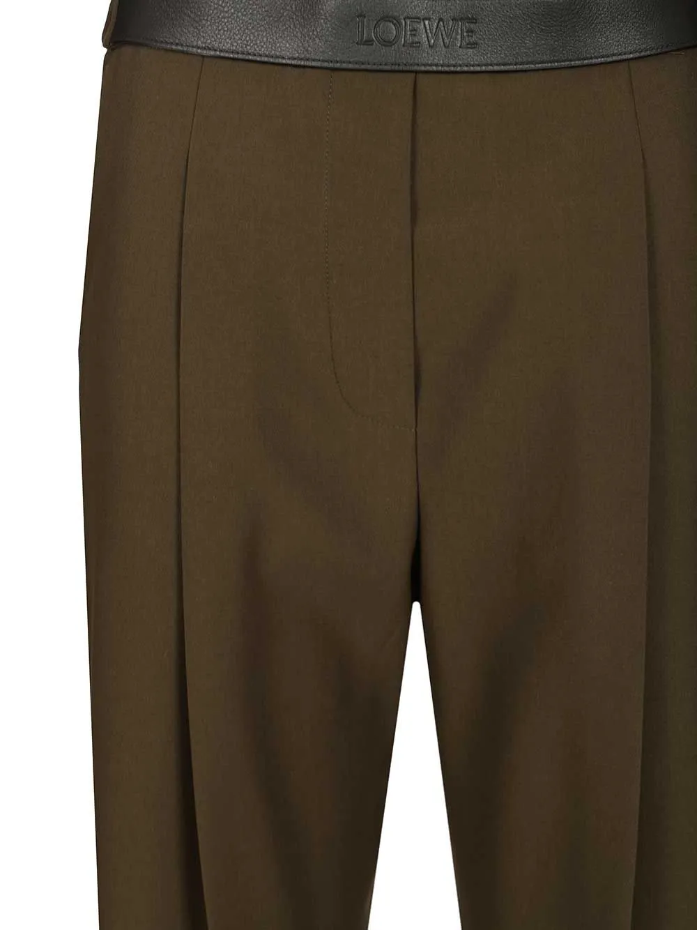 Wool Trousers Green sold by Wanan Luxury product image thumbnail 4