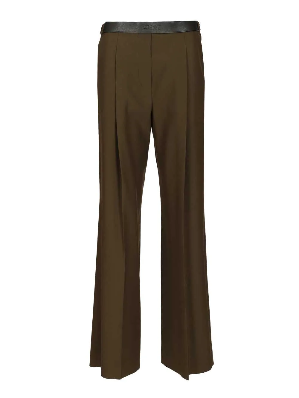 Wool Trousers Green sold by Wanan Luxury