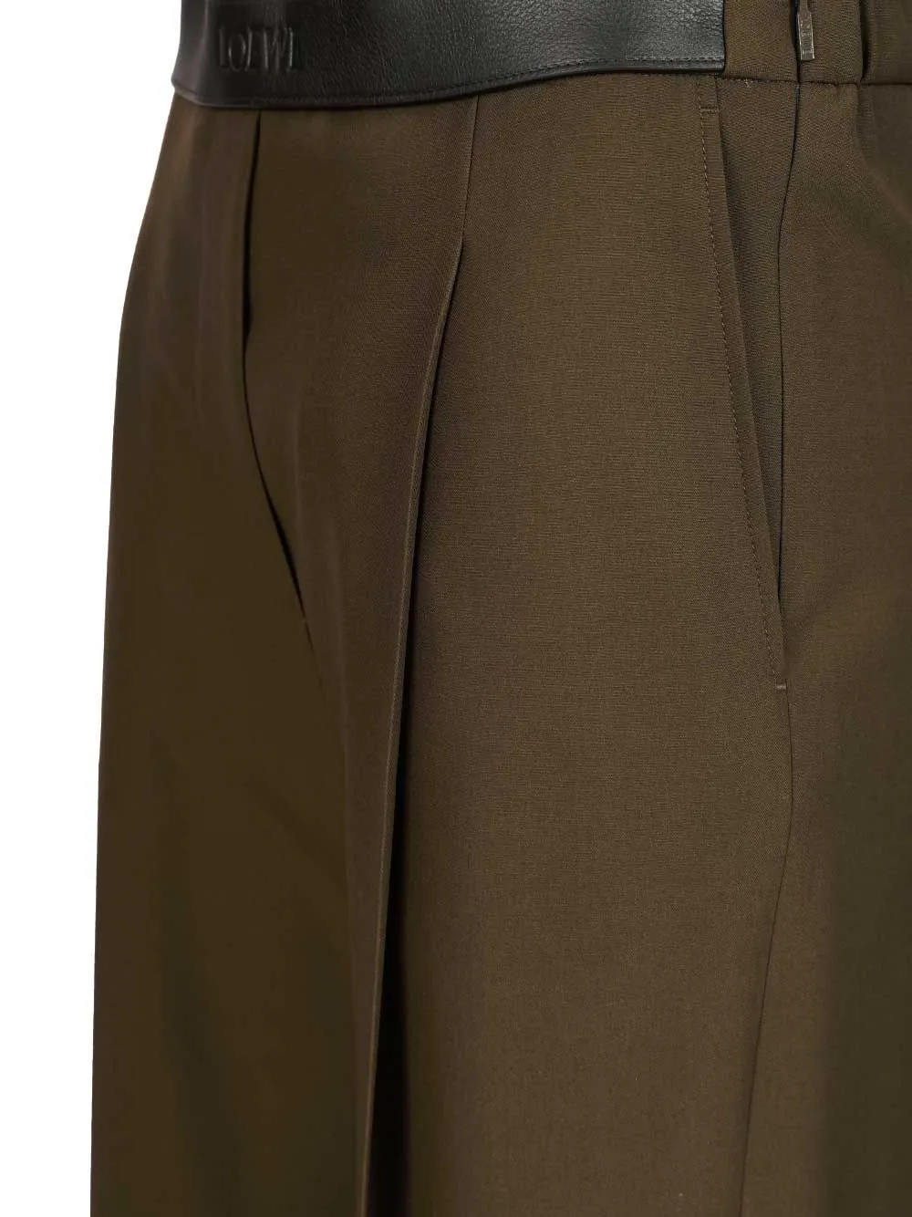 Wool Trousers Green sold by Wanan Luxury product image thumbnail 5