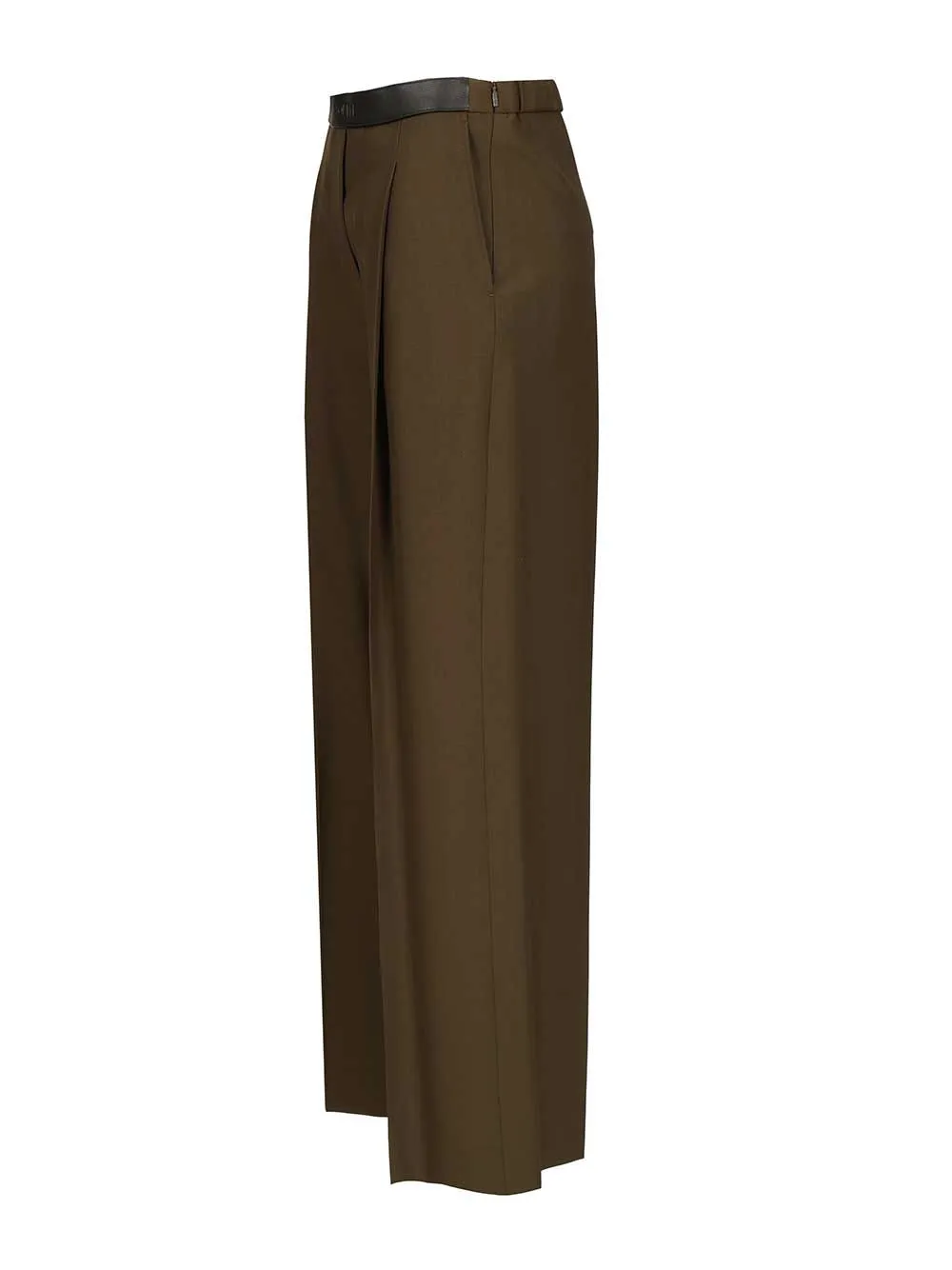 Wool Trousers Green sold by Wanan Luxury product image thumbnail 3