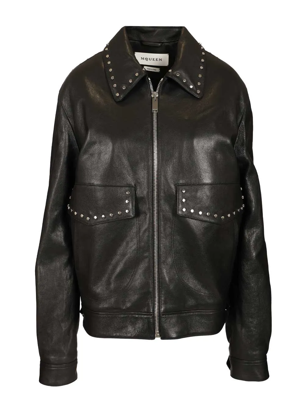 Leather Aviator Jacket Jackets Black sold by Wanan Luxury