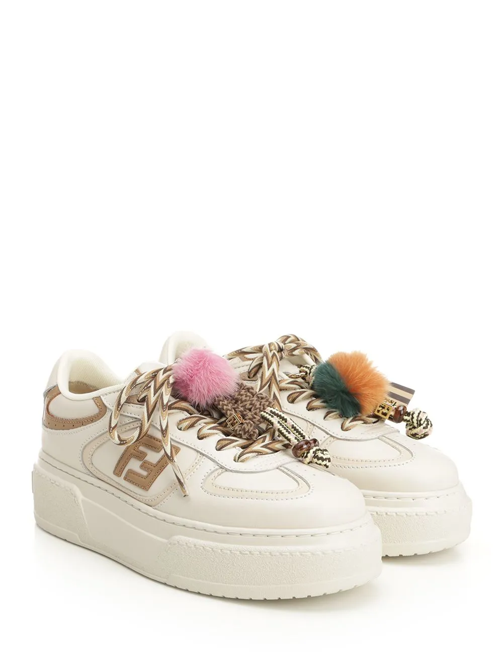 Fendi Match Sneakers White sold by Wanan Luxury product image thumbnail 2