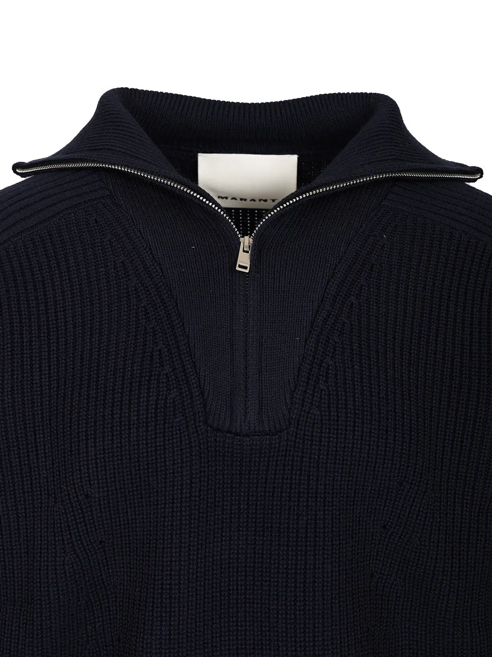 Benny Zip-Up Turtleneck Sweater Polo Shirt Blue sold by Wanan Luxury product image thumbnail 4