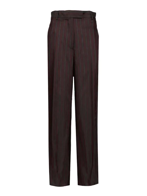 Penn Trousers Bordeaux made by Dries Van Noten