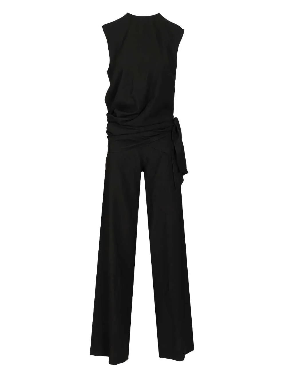 Draped Jumpsuit Jewelry Black sold by Wanan Luxury
