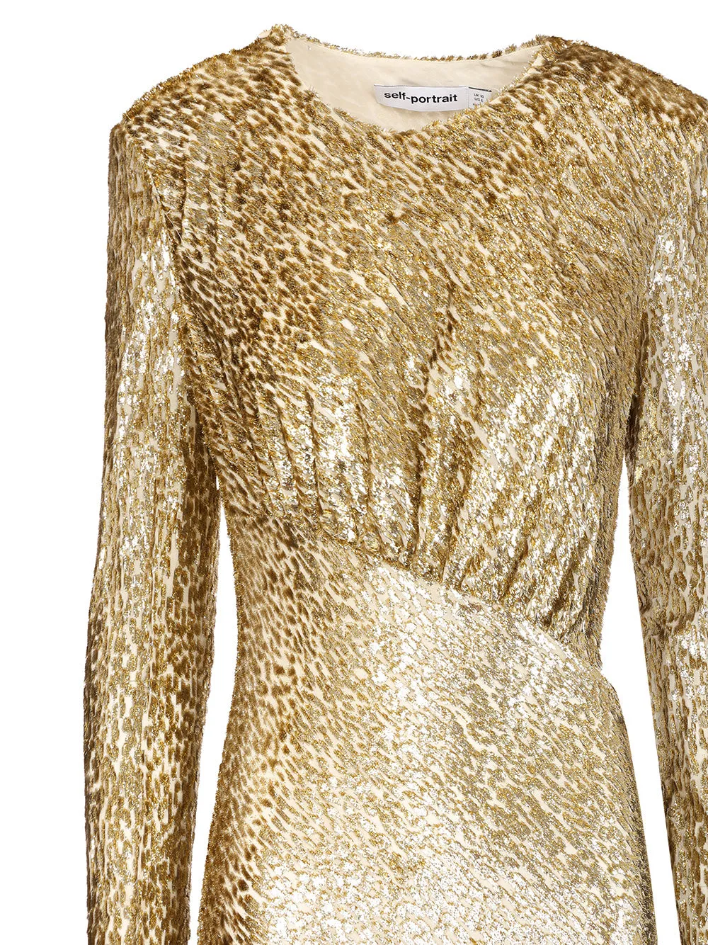 Long Dress In Gold Thread Dresses Gold sold by Wanan Luxury product image thumbnail 4