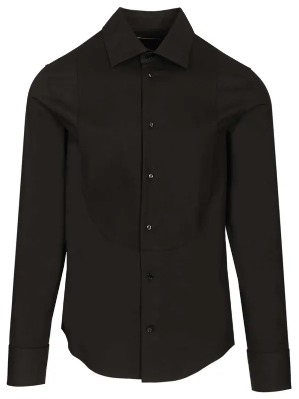 Townsend Cufflinks Shirt Shirts Black made by Burberry