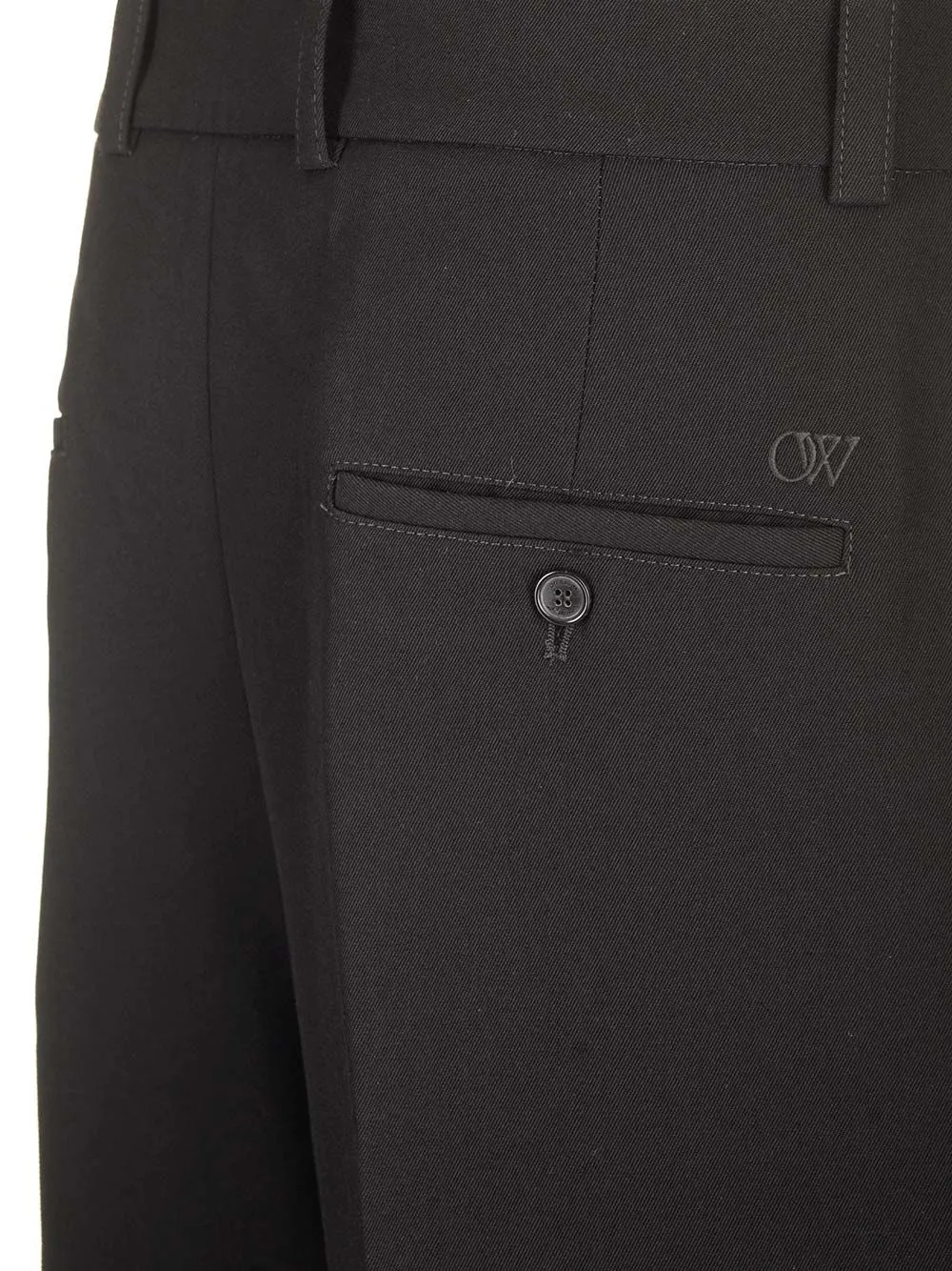 Virgin Wool Trousers Black sold by Wanan Luxury product image thumbnail 5