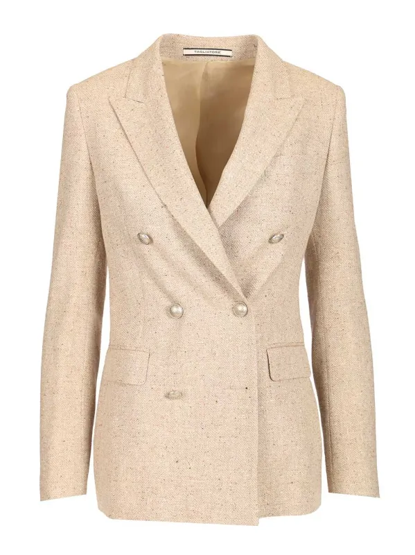 J-Parigi Blazer Jackets Beige sold by Wanan Luxury