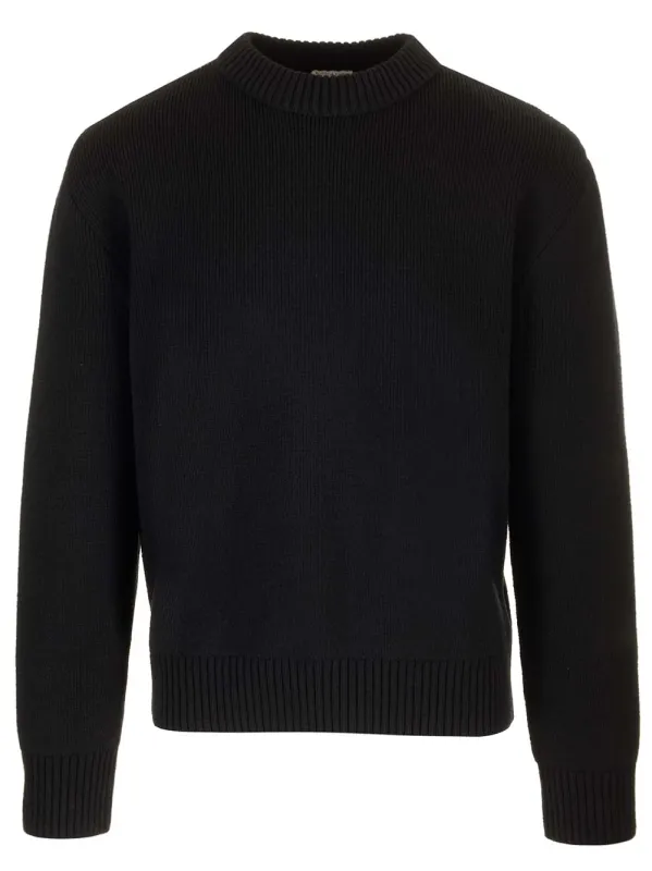 Wool Sweater Knitwear Black made by Bottega Veneta