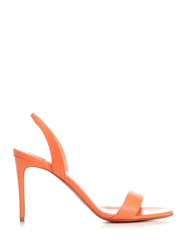 O Marylin Slingback Sandals Orange made by Christian Louboutin