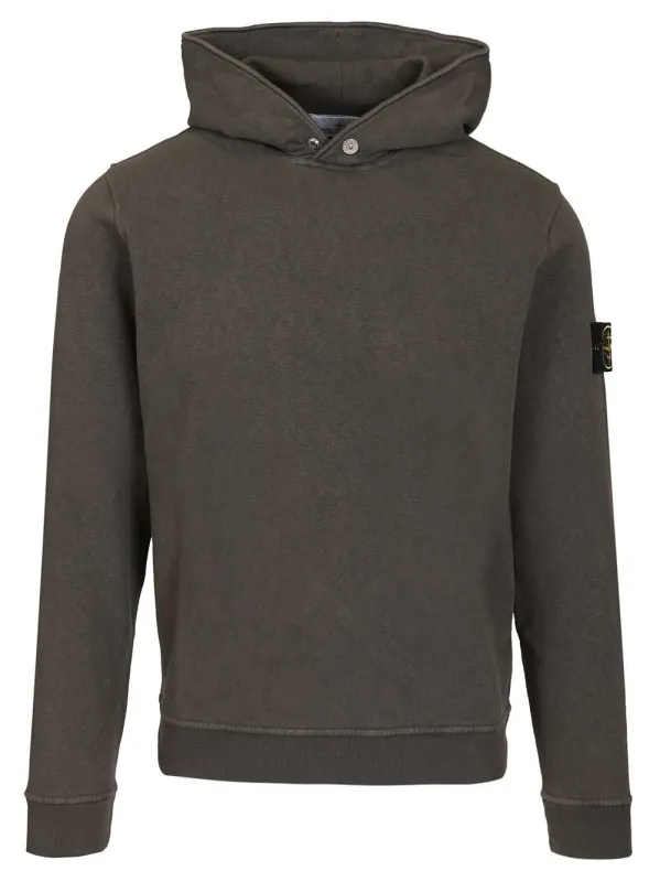 Malfilé Cotton Sweatshirt Sweatshirts Grey made by Stone Island