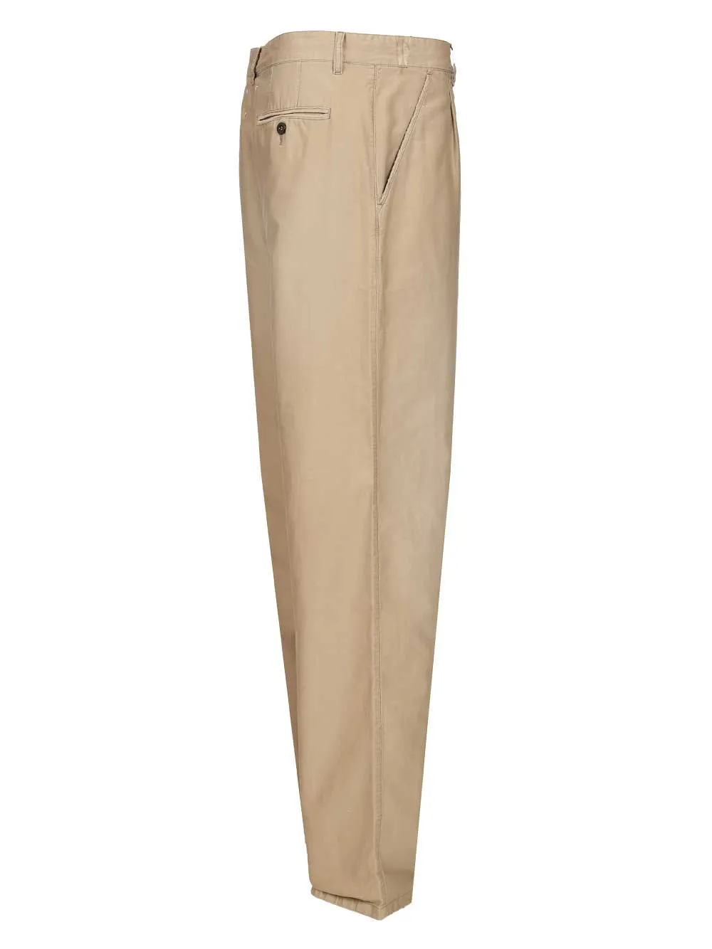 Cotton Trousers Beige sold by Wanan Luxury product image thumbnail 3